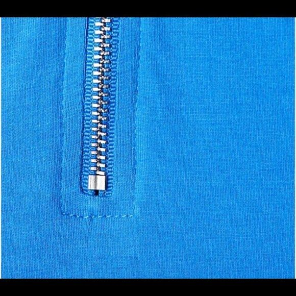 Belle Kim Gravel TripleLuxe Knit Silvertone Zip Top - Picture 4 of 5